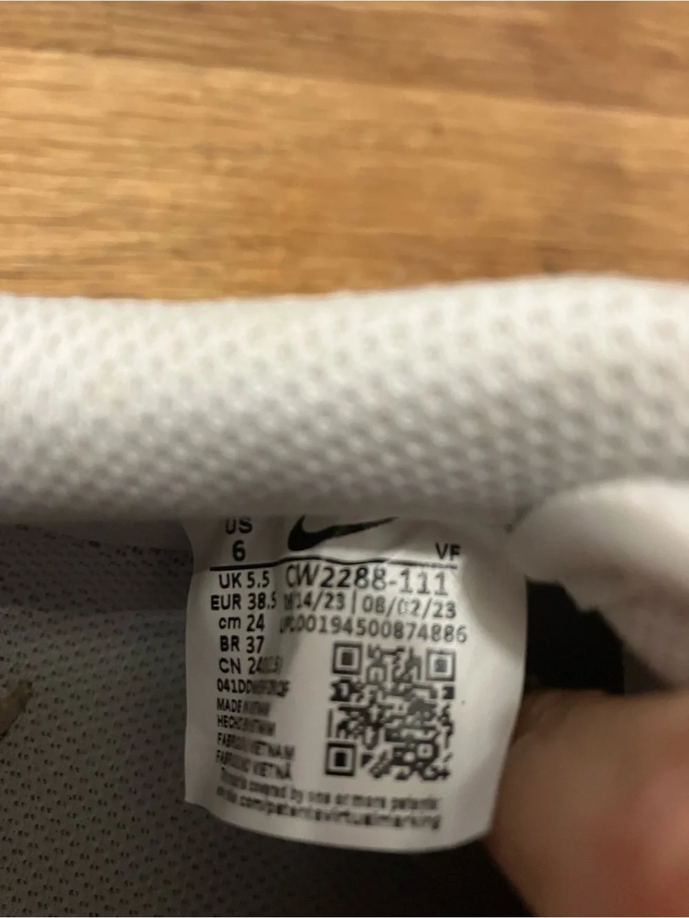 Nike Air Force 1 Low - White with box